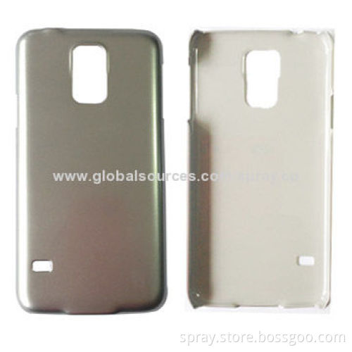 Mobile Phone Cases for Samsung Galaxy S5, Plastic Sleeve with Metal UV Coating